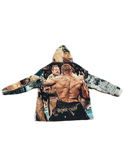 Handmade Wool Tapestry Hoodie Mike Tyson